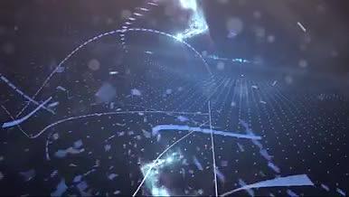 震撼大气光效粒子标志LOGO展示AE模版视频的预览图